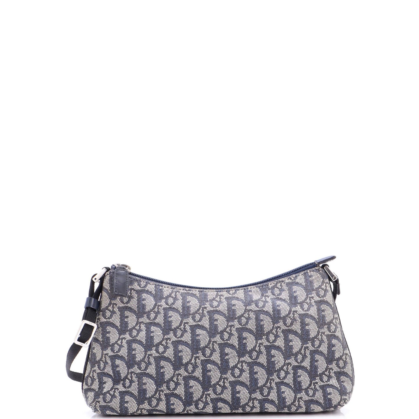 Christian Dior Vintage Trotter Pochette Shoulder Bag Diorissimo Canvas Small