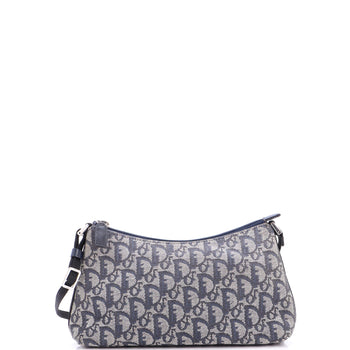 Christian Dior Vintage Trotter Pochette Shoulder Bag Diorissimo Canvas Small