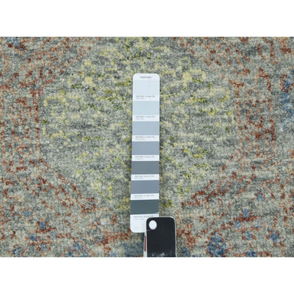 12'X17'4" Obscured And Subtle 100% Wool Hand Knotted Oriental Rug