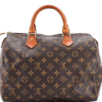 Louis Vuitton Speedy Handbag Monogram Canvas 30