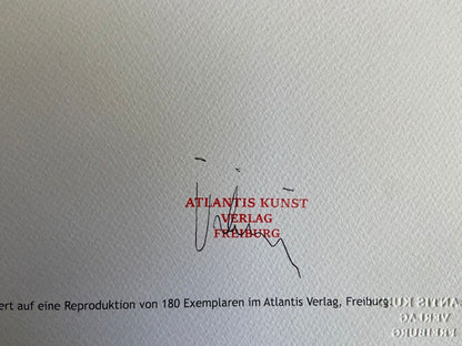 Josef Albers Lithograph Coa Signed O.P. Numbered In Pencil Collection