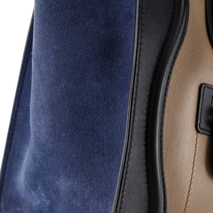 Celine Tricolor Luggage Bag Leather Micro