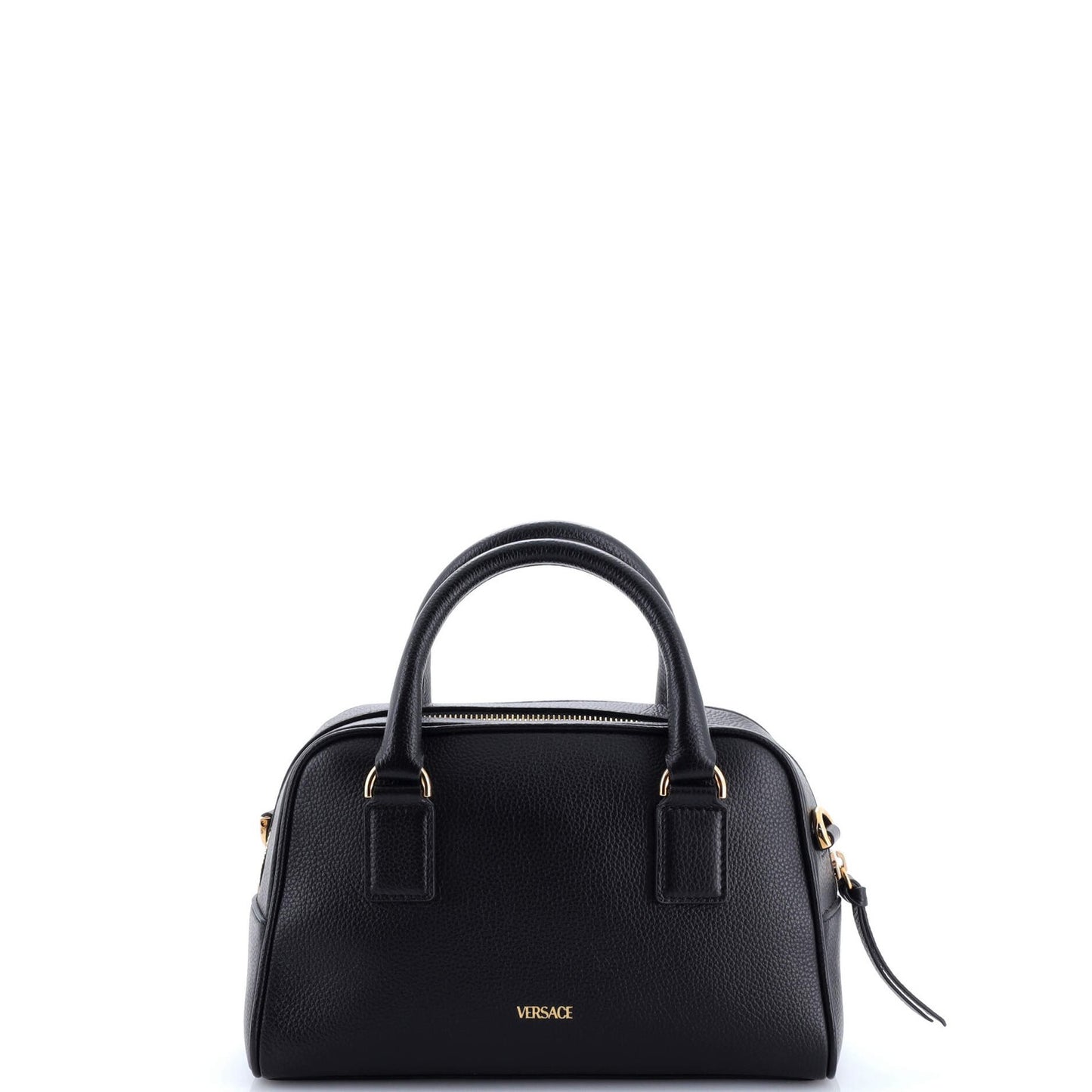 Versace Virtus Bowling Bag Leather