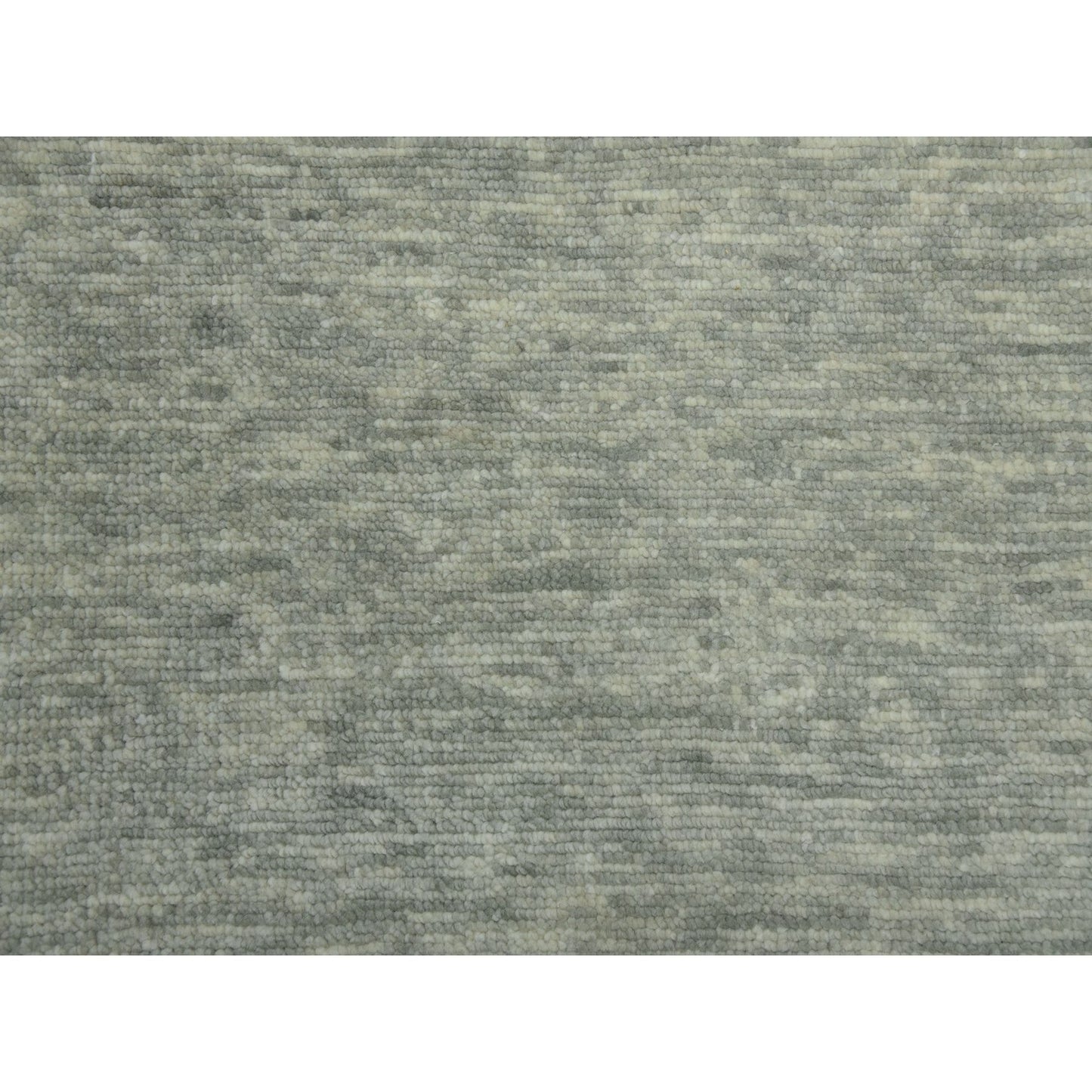 10'X14' Green Wool Hand Knotted Geometric Art Deco Collection Rug