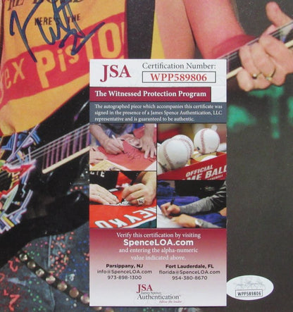 Joe Elliot Autographed Magazine 8X10 Photo Def Leppard Jsa