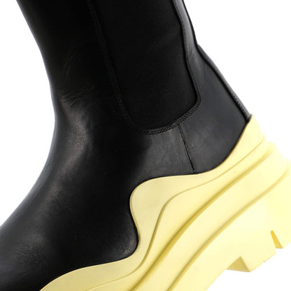Bottega Veneta Men'S Tire Chelsea Boots Leather And Rubber
