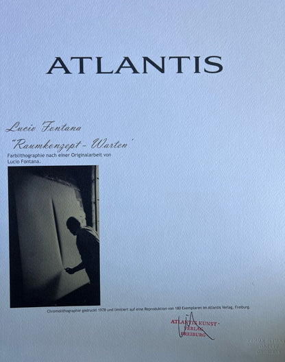 Lucio Fontana Lithograph