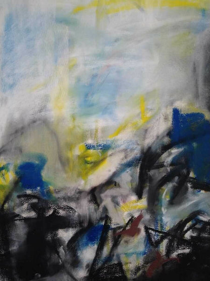 Robert Harms (America) Original Painting 1988 Pastel On Paper Signed Framed