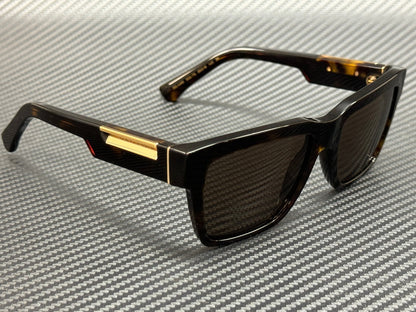 DOLCE & GABBANA DG4465 502 73 Havana Brown Men's 55 mm Sunglasses