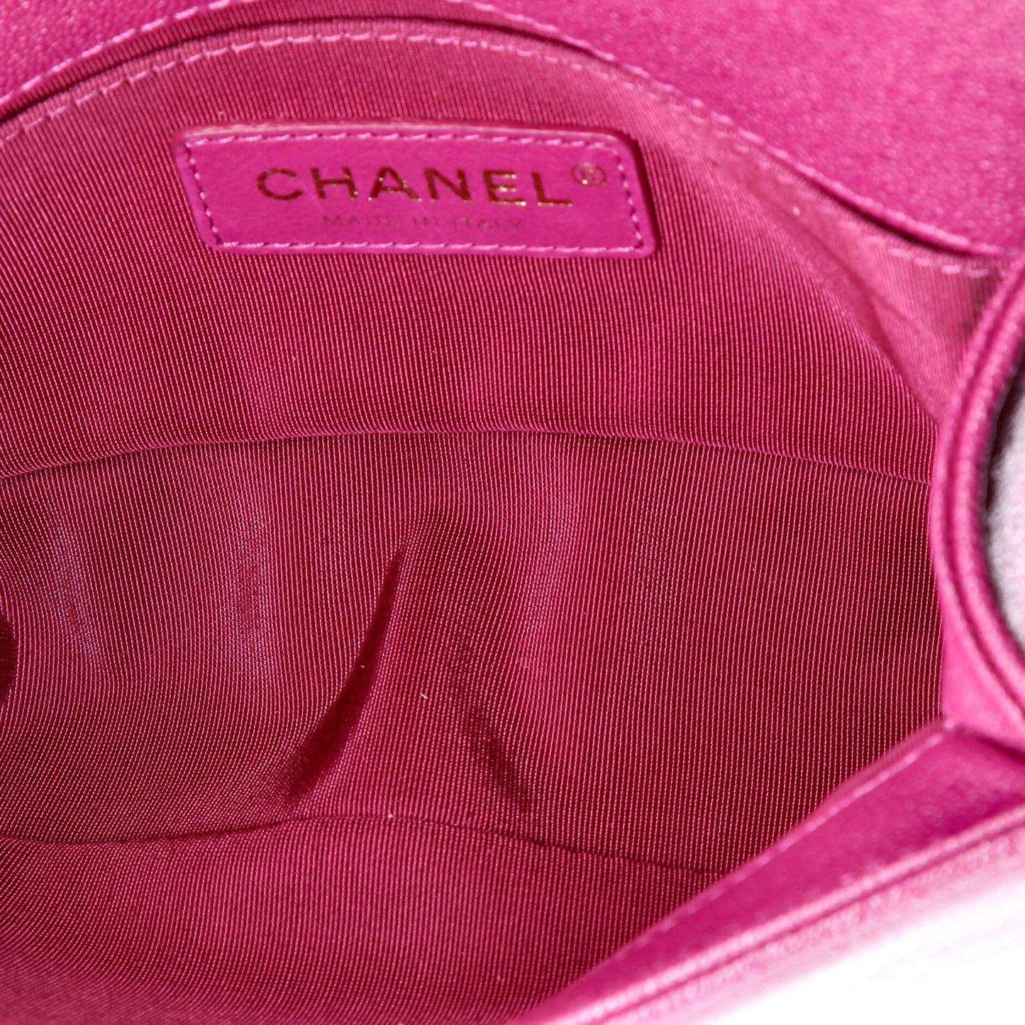 Chanel Boy Flap Bag Quilted Caviar Small