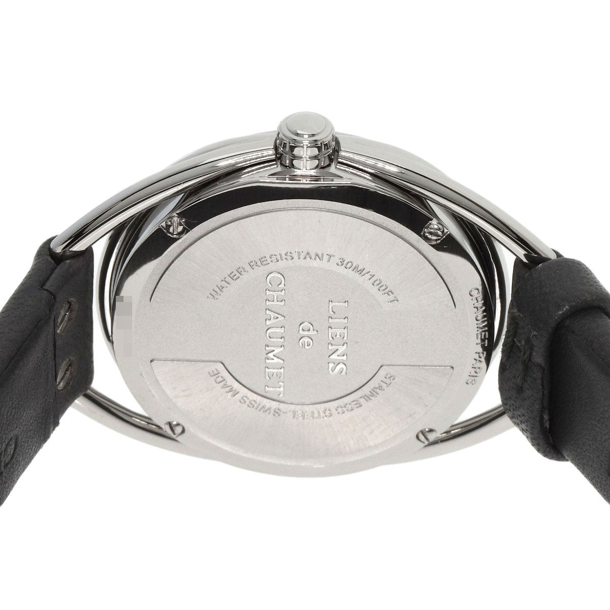 Chaumet Lian Diamond Bezel Watches W23211-01A Stainless Steel/Leather