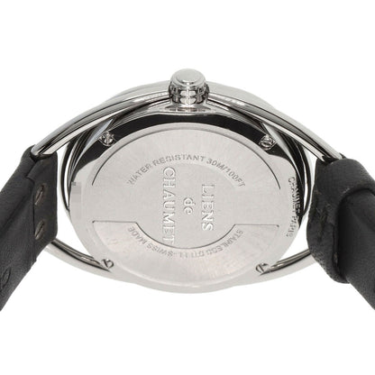 Chaumet Lian Diamond Bezel Watches W23211-01A Stainless Steel/Leather