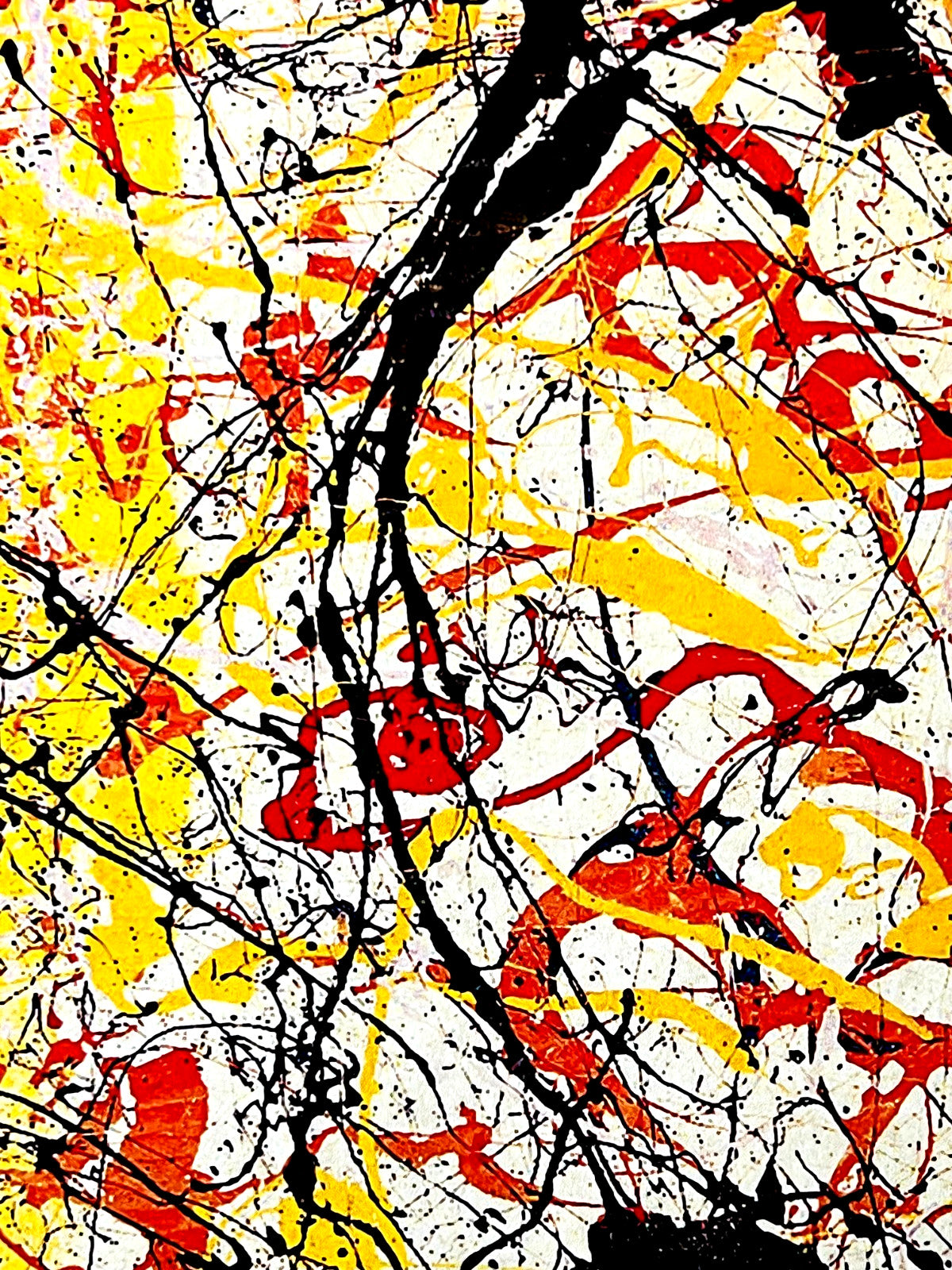 Jackson Pollock Action Painting Coa Signed Numbered In Pencil Limited Edition
