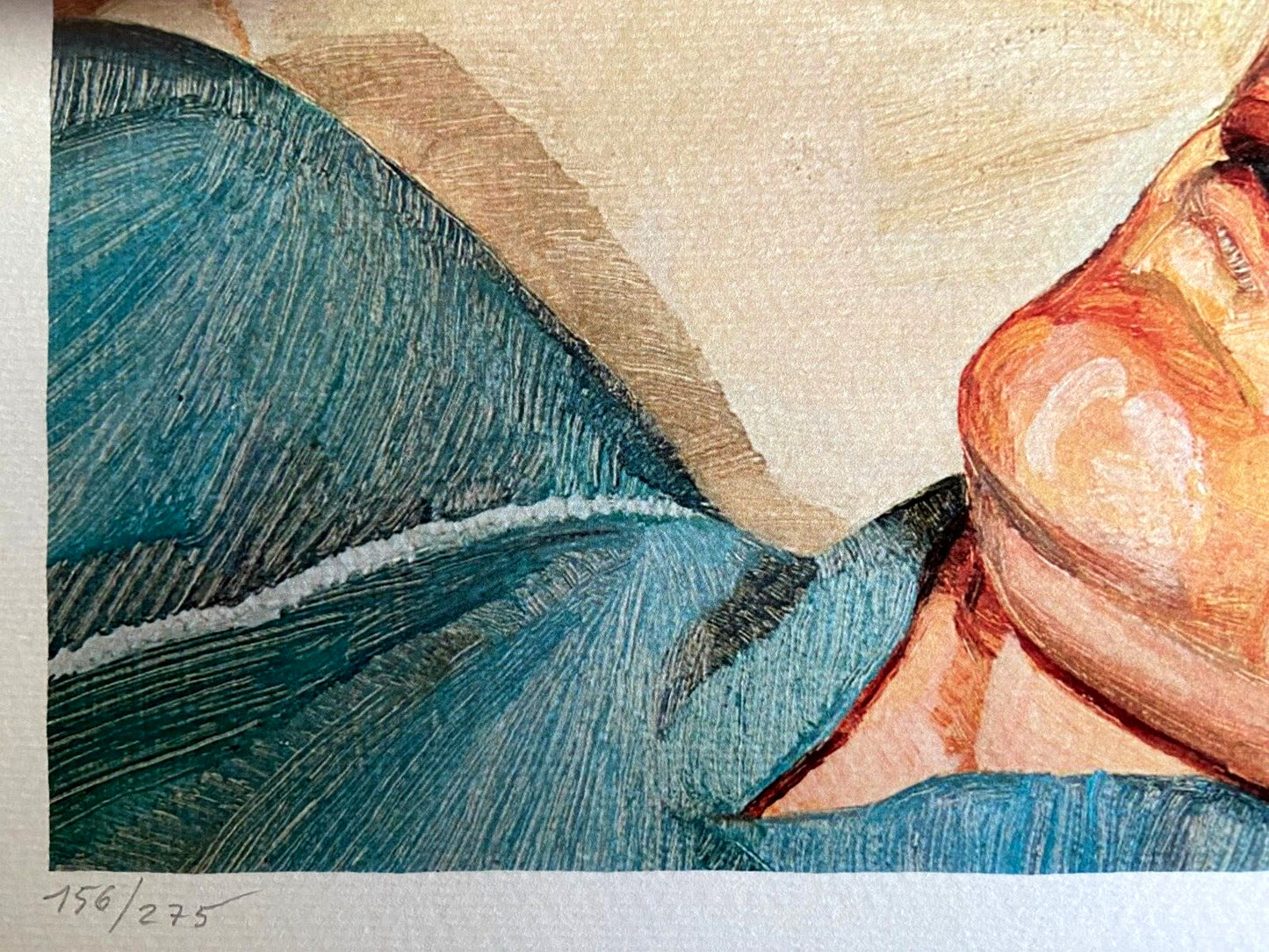 Lucian Freud Lithograph Coa Signed Numbered (Francis