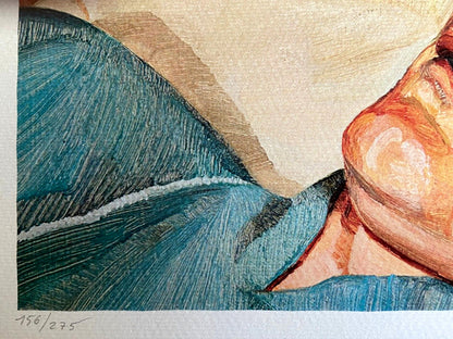 Lucian Freud Lithograph Coa Signed Numbered (Francis