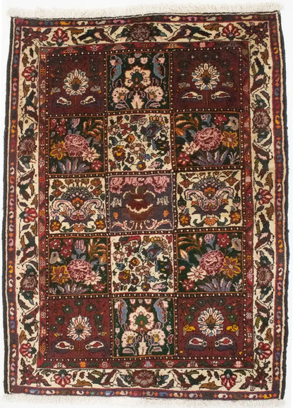 Vintage Handmade Floral Garden Design Oriental