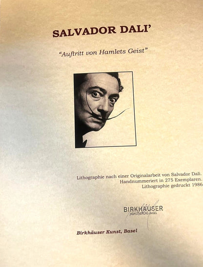 Salvador Dal - Lithograph Coa Signed Op Numbered In Pencil