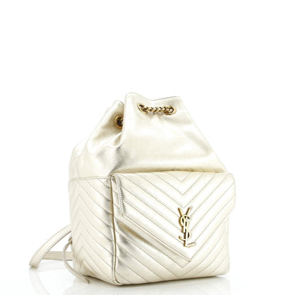 Saint Laurent Joe Backpack Matelasse Chevron Leather