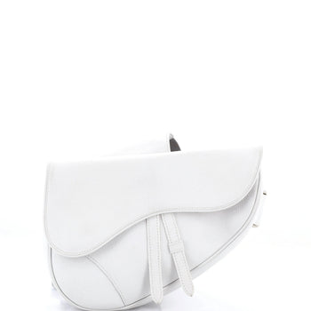 Christian Dior Saddle Crossbody Bag Leather Mini