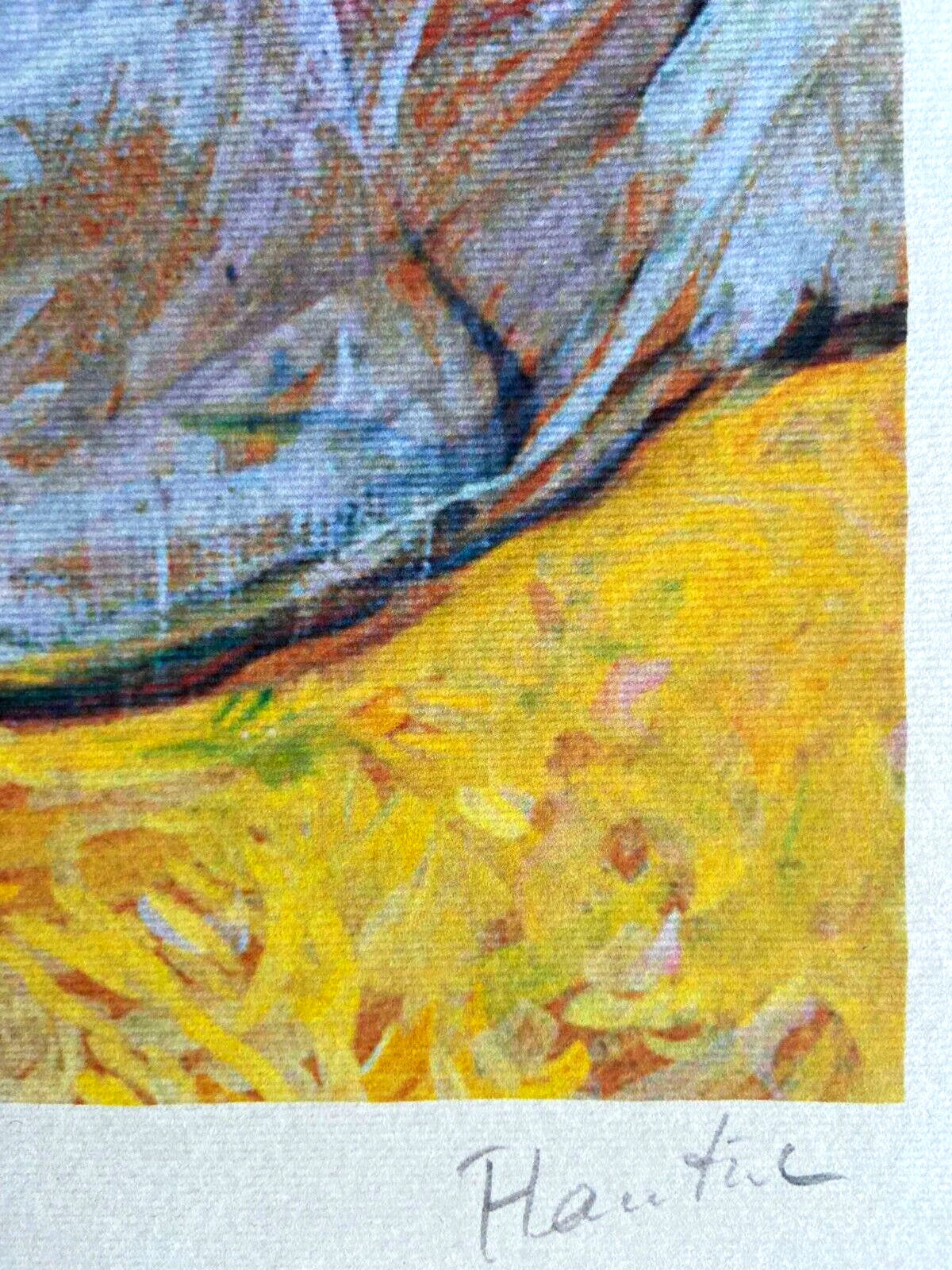 Henri De Toulouse-Lautrec Lithograph Coa Signed Numbered By Hand