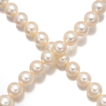 Tasaki Necklace Akoya Pearl Pearl 7.5-8.0Mm Silver