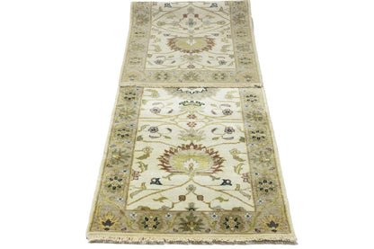 2'6X10 Ft Handmade Peshawar Runner Rug Oriental