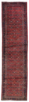 Vintage Red Floral Oriental Runner Rug Kitchen