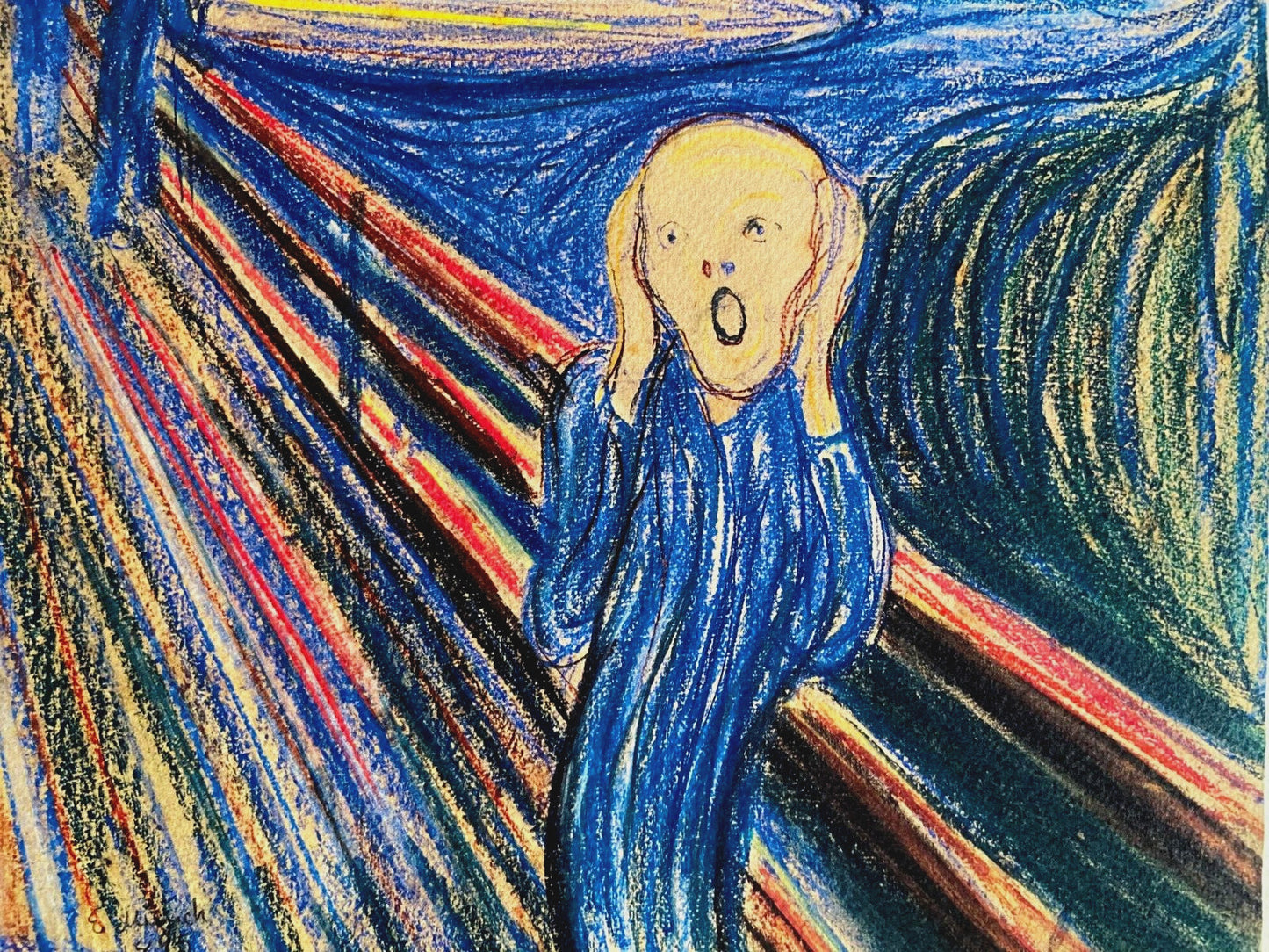 Edvard Munch Museum 'Scream' Lithograph Coa