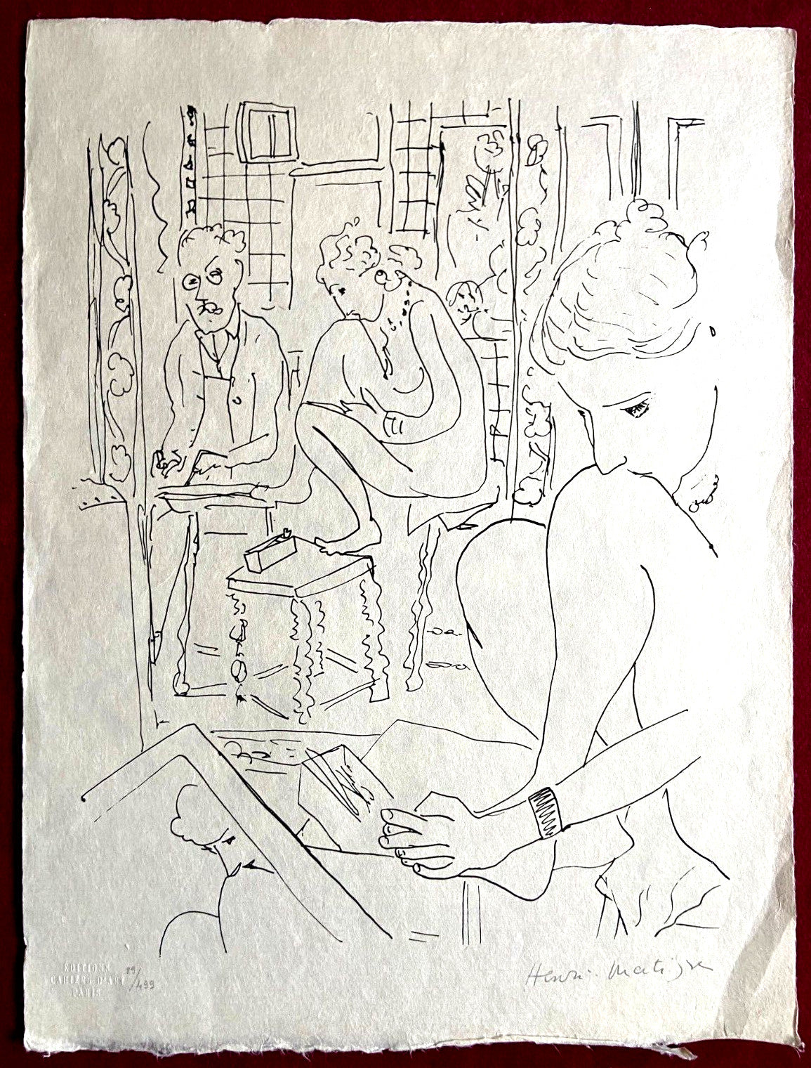 Henri Matisse Lithograph Signed Contract Hand Numbered / Paul Klee