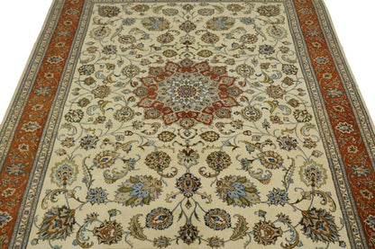 Rare Vintage Oriental Rug Classic Floral
