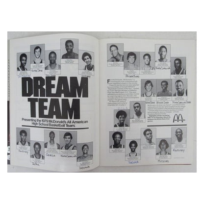 Larry Bird/Magic Johnson Dual-Signed/Auto 1979 Ncaa Program Jsa/Beckett 189950