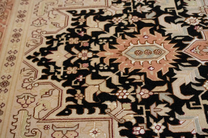 Handmade Signed Oriental Rug Classic Floral Kork