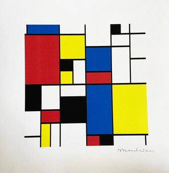 Piet Mondrian Lithograph 1979 Limited Edition 250 Copies