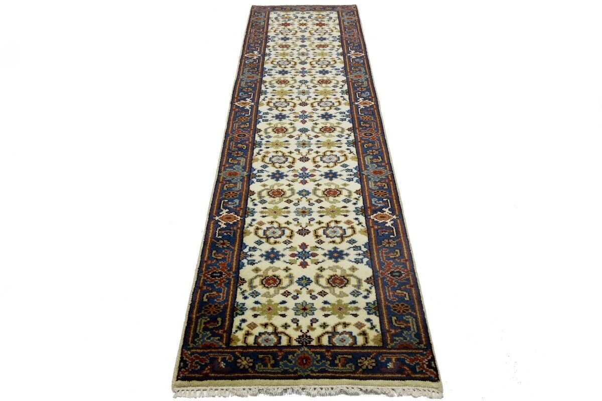 Hand-Knotted Chobi Floral Style Oriental Runner