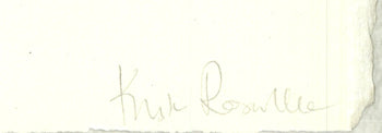 Krista Rosenkilde Shock Blue Black Hole Signed 