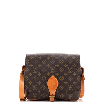 Louis Vuitton Cartouchiere Handbag Monogram Canvas Gm