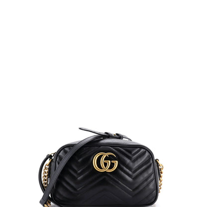 Gucci Gg Marmont Shoulder Bag Matelasse Leather Small