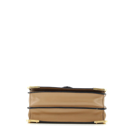 Prada Cahier Crossbody Bag Leather And Saffiano Leather Large