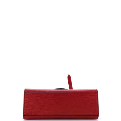 Gucci Gg Marmont Top Handle Bag Leather Mini