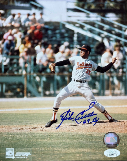 Mike Cueller Autographed 8X10 Baseball Photo (Jsa)