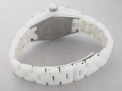 Chanel J12 12P Genuine Diamond Index H1628 White Ceramic