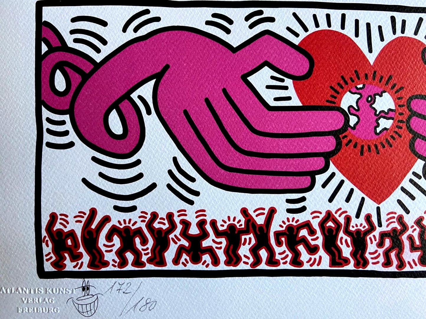 Keith Haring Lithograph Coa