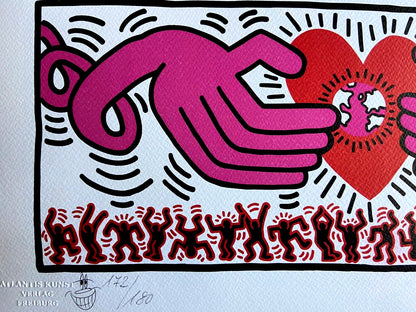 Keith Haring Lithograph Coa