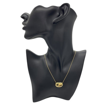 Tiffany & Co. Bean Necklace Yellow Gold K18Yg