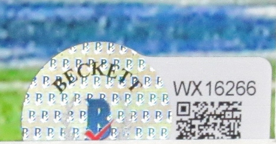 Justin Tucker Signed/Auto 16x20 Photo Baltimore Ravens Framed Beckett 191939