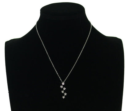 Chanel Necklace Comet Diamond Star 18K 750 White Gold