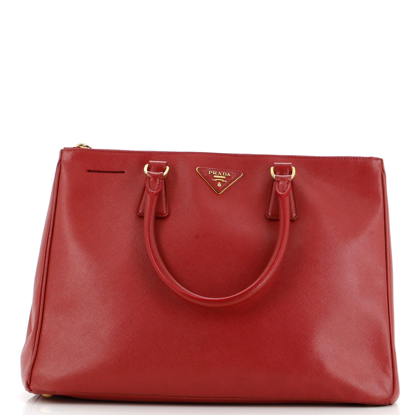 Prada Double Zip Lux Tote Saffiano Leather Large