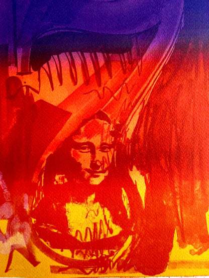 Jasper Johns Lithograph Coa Signed In Pen Numbered In Pencil Limited