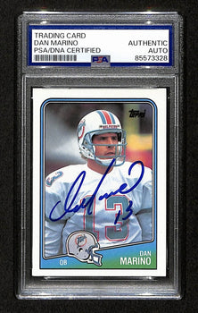 Dan Marino Hof Signed/Auto On Card 1988 Topps