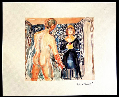 Edvard Munch 'Marat And Charlotte Corday' (Toulouse-Lautrec ^ Francis Bacon)